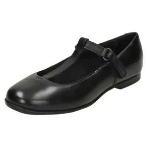 Startrite Angry Angels Black Leather T-Bar Formal School Shoes Isabelle UK 7 - Picture 1 of 4