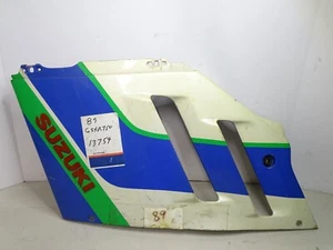 1989 Suzuki GSXR 750 Left Middle Fairing Side Cover Cowling 94441-17C0 - Picture 1 of 8