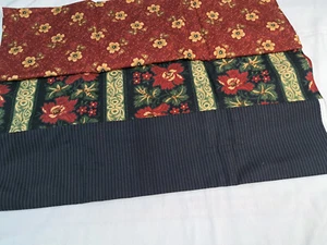 Fabric kit for Reversible prayer shawl-2 55 inch long pieces and 1 18 inch long - Picture 1 of 18