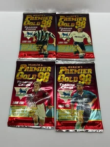 Merlin's Premier Gold 98 (1998) - 4 x Sealed Trading Card Packs - alle Varianten - Bild 1 von 2