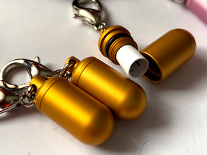 Wolters Cat & Dog Aluminium Adresshülse Adressanhänger aufschraubbar gold 12mm