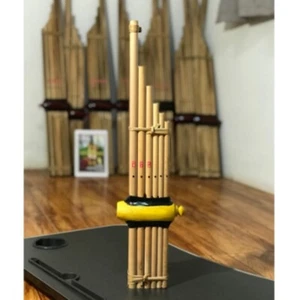 Khaen Instrument Bamboo Isan Mouthorgan Musical Tradition For Child Beginner Toy - Picture 1 of 6