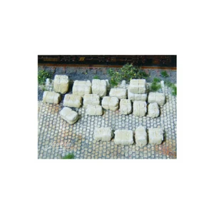 Juweela 1/87 (HO scale) Bales Of Raw Material (Beige 40x) - Picture 1 of 1