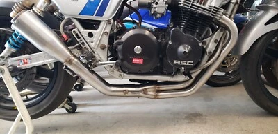 HONDA CB750F CB900f 1981-1983 AHM réplica Race solo 4n1 escape de acero inoxidable CB-F Foto 1 de 4