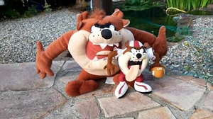 Tasmanische Teufel Vater + Sohn Stofftier SAMMLERAUFLÖSUNG selten Original Alt - Bild 1 von 2