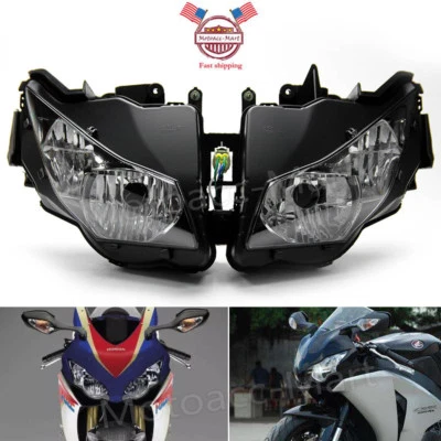 Conjunto de luces de faros delanteros 2013 carcasa para Honda 2012-2016 CBR1000RR Foto 1 de 4