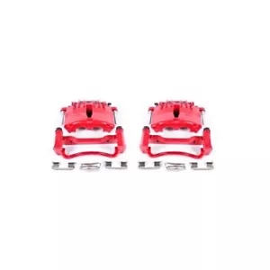 Power Stop Front Red Pinzas w / Brackets - Par para 99-02 Ford Mustang - Imagen 1 de 6