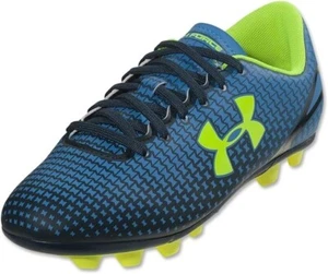 Under Armour Junior Speed Force HG JR Soccer Cleats Electric Blue - Size 5.5 - Picture 1 of 1