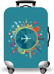 Travel Luggage Cover Spandex Suitcase Protector Washable Baggage Covers (S (For - Picture 1 of 12
