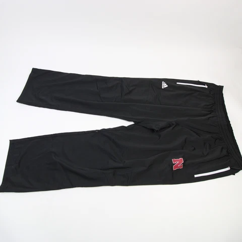 Nebraska Cornhuskers adidas Climalite Athletic Pants Men's Black New Cover
