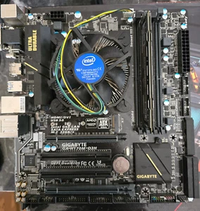 Intel I5 6500 + Gigabyte GA-H170M-D3H Motherboard + 8GB DDR4 Ram - Picture 1 of 1