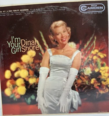 I'm Your Girl Dinah Shore, 1959 Vinyl Record Album - Image 1 of 4