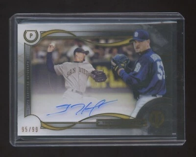2019 TOPPS TRIBUTE TREVOR HOFFMAN AUTOGRAPH #ED 95/99  RARE PADRES HOF PITCHER - Image 1 of 2