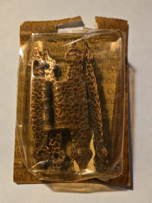 Винтажная антикварная медная дверь шкафа Amerock 3/8 дюйма со смещением H # T 1620 новая из старых запасов США - Изображение 1 из 3