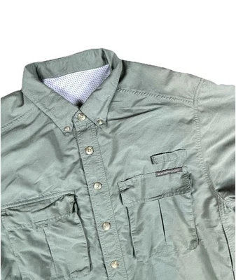 Exofficio Shirt Mens Large Short Sleeve Vented Camp Outdoor Hiking Fishing - Image 1 of 4