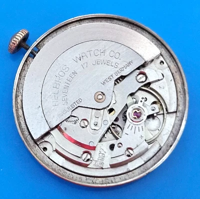 Movimiento Reloj HELBROS 1197 17J CUERDA AUTOMÁTICA (EL EQUILIBRIO FUNCIONA CUANDO SE GIRA) lote115 Foto 1 de 3