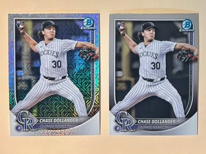 CHASE DOLLANDER (RC) 2025 Bowman CHROME MADE JO #62 und 2025 Bowman #62 - Bild 1 von 2