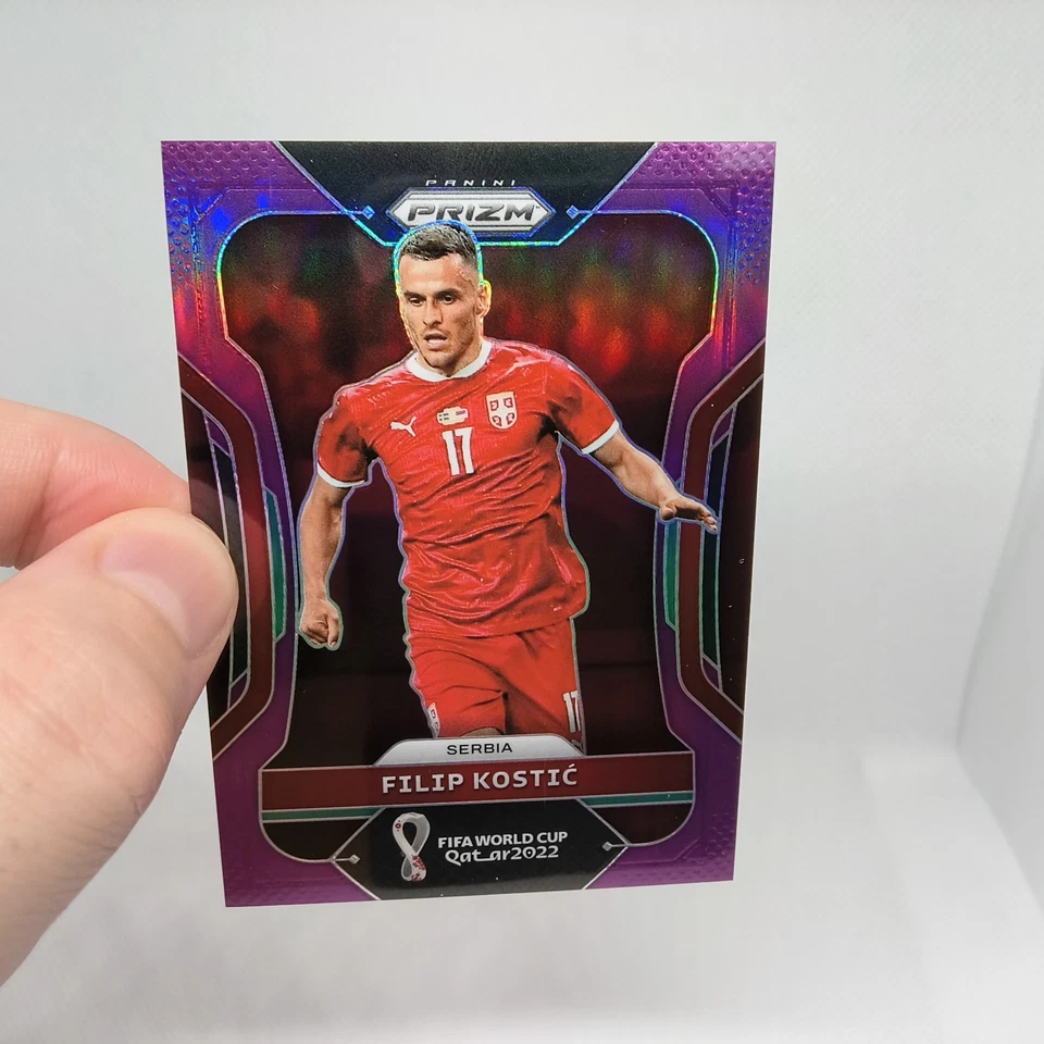 Filip Kostic - Purple /199 - 2022 Panini Prizm World Cup - Serbia - Image 1 of 2