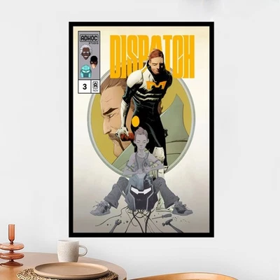 Dispatch Comics #3 Superhero Art Print Poster Modern Wall Art Home Decor - Image 1 of 4