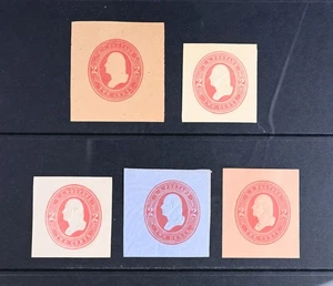 USA Scott # W235, U231-U234 VF Unused Postal Stationary Squares Stamps $48 - Picture 1 of 2