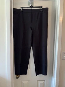 GRAVER Susan Graver PETITE Status Stretch Slim Leg Ankle Pant BLACK 1XP - Bild 1 von 2