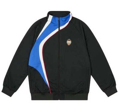 CHAQUETA DEPORTIVA PALACE PALENCIA NEGRA Cremallera Completa Para Hombre Talla XL Cortavientos Calentamiento Foto 1 de 4