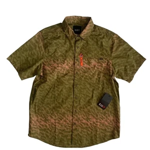 5.11 Tactical Men's Size S Wyatt Trout Snap Button Short Sleeve Shirt Brand New - Picture 1 of 14