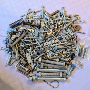 13 lbs Bulk Assortment Mixed Lot of Nuts Bolts Hex Misc. Hardware - Picture 1 of 4