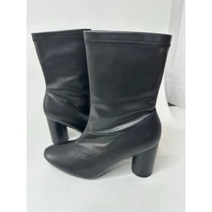 French Connection Women's Block Heel Man Made Booties Boots  Size 8.5 NWT - Picture 1 of 9