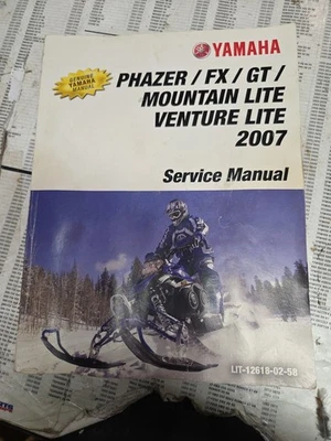 Phazer/FX/GT Mountain Lite Venture Lite 2007 Service Manual LIT-12618-02-58 - Image 1 of 3