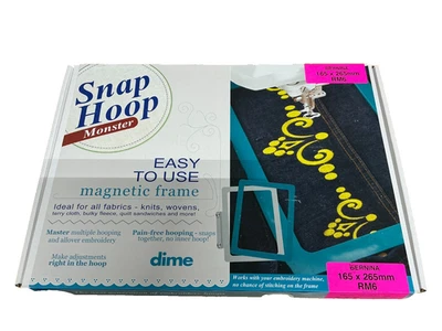 Snap Hoop Monster for Bernina (165x 265mm) Magnetic Embroidery Hoop for Machine - Image 1 of 2