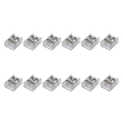 No-Solder LED Tape Lights Connector Kit 2Pin 8mm/10mm LED Strip-Lights Connector - Image 1 of 4