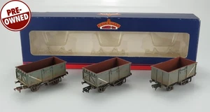 Spur O Bachmann 3er Set 16T Mineralienwagen BR grau verwittert (Min-1) - Bild 1 von 5