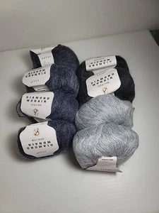 Diamond Mohair Blend Yarn Lot Of  8 Balls - Picture 1 of 1