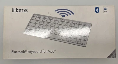 iHome Bluetooth Wireless Keyboard IMAC-K111S iPad Apple TV Mac NIB!! - Image 1 of 3