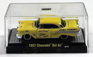 M2 Machines 1957 Chevrolet Bel Air 1:64 Yellow Dyno Tuning Diecast - Picture 1 of 5