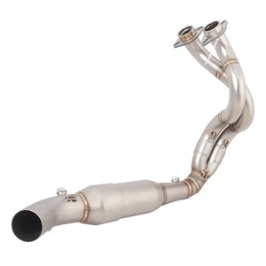 For Kawasaki Z650 Ninja 650 2023-2025 Motorcycle Exhaust System Header Link Pipe - Picture 1 of 7