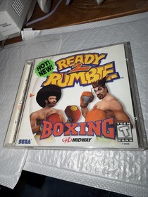 Ready 2 Rumble Dreamcast Boxing CIB Sega Dreamcast 1999 Complete VGC Tested Rare