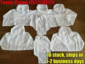 Used Toyota Genuine Crown JZS175 JZS171 Lace Half Seat Cover JDM - Picture 1 of 9