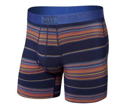 Calzoncillo boxer Saxx Vibe súper suave a rayas horizontales talla L para hombre Foto 1 de 2