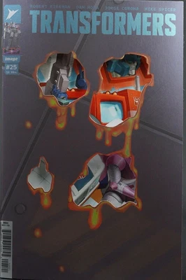 TRANSFORMERS #25 FOIL DIE CUT ERIC CANETE VARIANT COVER K  2025 IMAGE 100825 - Image 1 of 2