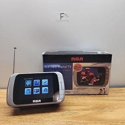 RCA DHT235C DTV Portable 3.5" LED Digital Handheld Color TV - New - Tested  - Image 1 of 4
