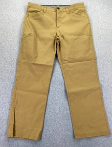 Orvis Tech Pants Mens Size 38x30 Brown Nylon Stretch Outdoor Hiking (Fits 38x29) - Picture 1 of 11
