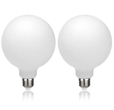2 Pack G40(G125) Globe LED Light Bulbs, 5.5W Dimmable 50 Watt Equivalent LED ... - Image 1 of 4