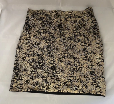 Falda Vintage Guess by Marciano Metálica Oro y Negro Diseño XXS Nueva Foto 1 de 4