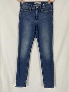 Athleta Sculptek Denim Mid Rise Skinny Jeans Blau Damen Stretch Größe 4 Reg - Bild 1 von 14