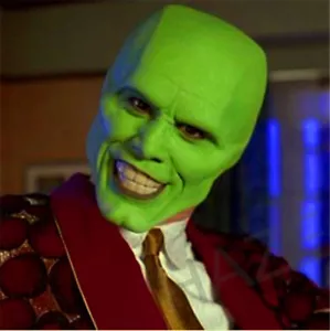 The Mask Movie Jim Carrey Cosplay Halloween Party Funcy Dress Adult Props - Picture 1 of 5