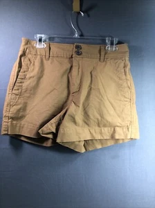 A New Day Brown Khaki Shorts Womens Stretch Size 10 - Picture 1 of 10