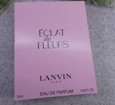 Eclat de Fleurs Lanvin EDP Sample new w/card 0.06 fl oz./2ml Fresh & fun! - Image 1 of 4