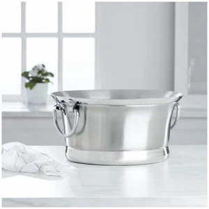 Oneida Stainless Steel ICE Tub Basket Double Walled Beverage 15L Party Large - Picture 1 of 5